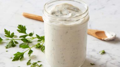 homemade restaurant style buttermilk ranch RDP