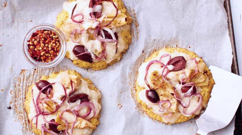 mediterranean ranch cauliflower pizzas RDP